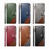 Color Blocking Luxury Magnetic Cards Solt Wallet Leather Phone Case for iPhone 17 Pro Max 16 Plus 15 14 17 Air Strap Flip Cover