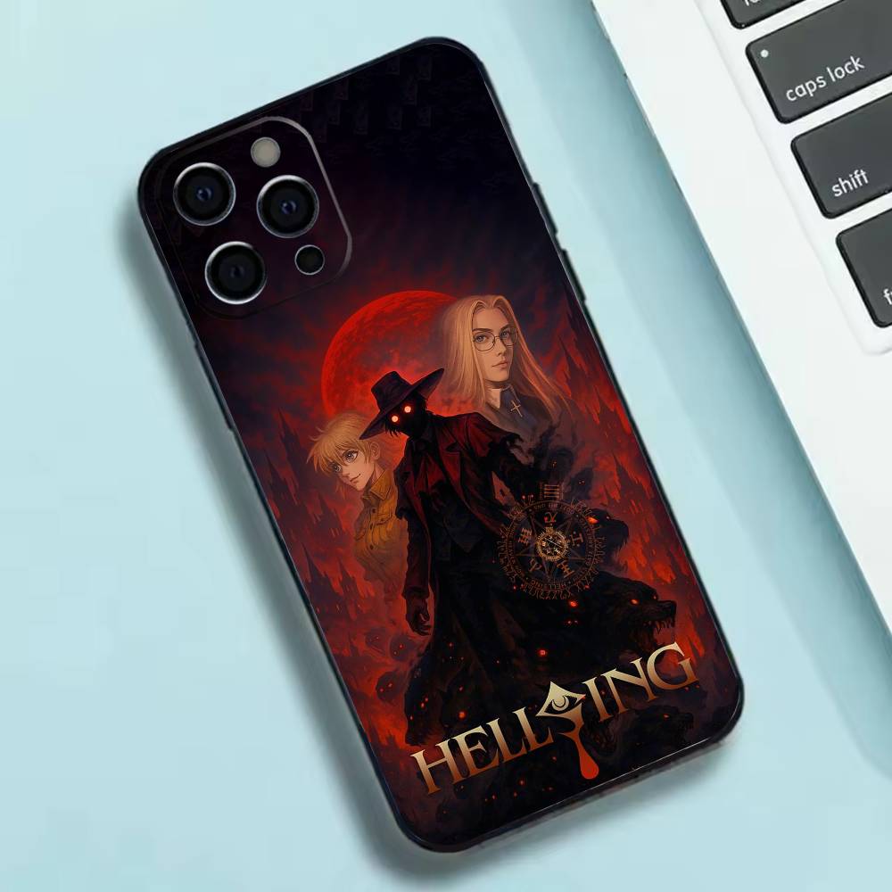 Чехол для телефона Аниме H-hellsing Силиконовый Мягкий Для IPhone 17 16 15 14 13 12 11 X XR Plus Pro Max Plus
