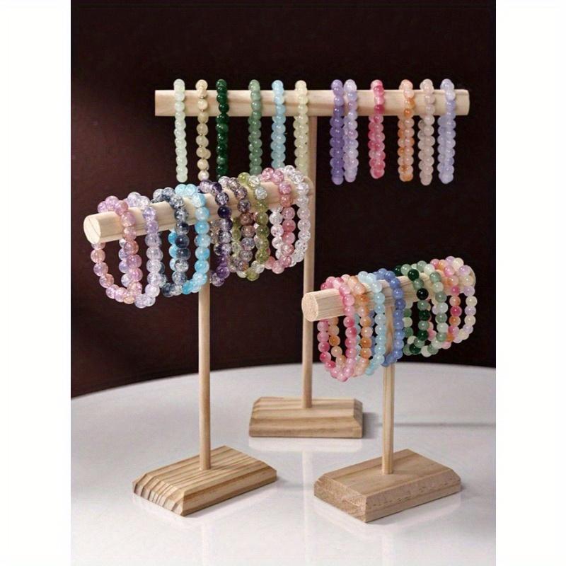 1 шт. Подставка для украшений, Органайзер для украшений, Деревянная подставка-башня для демонстрации ювелирных изделий, браслетов, часов, Держатель для браслетов, резинок для волос, ожерелий, Подставка для хранения, День святого Валентина