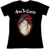 Alice In Chains Альбом Тур Мужская Футболка Черный Хлопок Все Размеры Унисекс Футболка