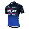 QUICK STEP Alphabet Design с коротким рукавом, застегивающаяся на молнию, мужская веломайка, дышащая, быстросохнущая, с 3 задними карманами для велосипедистов