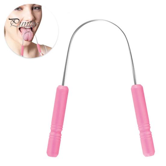 2 шт. скребок для языка из нержавеющей стали U-образный очиститель для покрытия языка для детей и взрослых, портативный скребок для удаления неприятного запаха изо рта