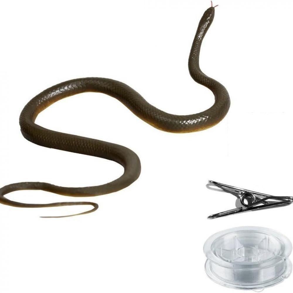 Realistic Snake Prank Simulation Snake Rubber Snake Toy Fashion Scary Tricky Toy Outdoor