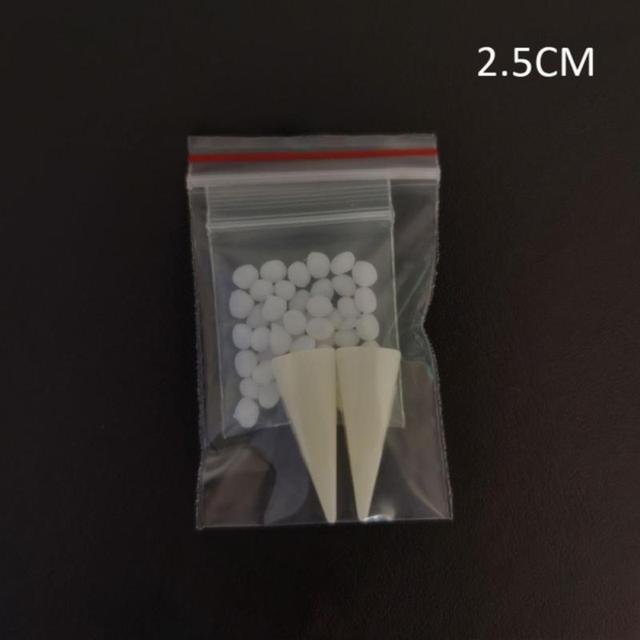 Halloween Decoration Vampire Teeth Fangs Dentures Props Halloween Cosplay Props False Fangs With Solid Glue Halloween Props