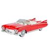 1/24 Cadillac Eldorado Biarritz Series 62 Модель спортивного автомобиля из сплава Литой металл Классические ретро автомобили Модель автомобиля Звук Свет Детская игрушка Подарок