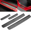 Offroad Car Door Sill Guard Threshold Protector Plate Running Entry Board Pedal Sticker Cover For Jeep Wrangler JL