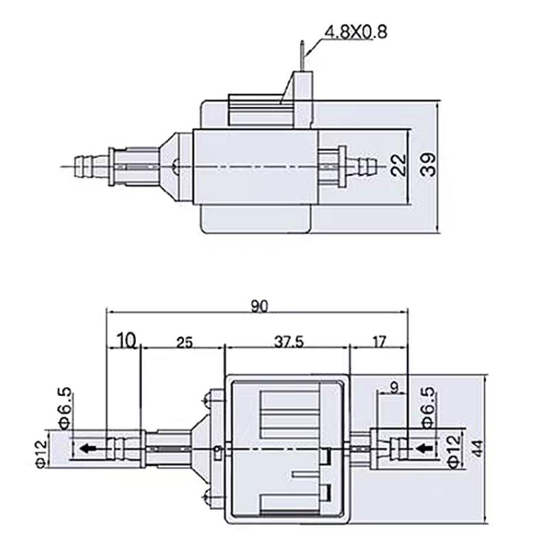 Steam Hanging and Ironing Machine Fittings Suction Valve JYPC-3 25W Electromagnetic Pump Pumping Valve