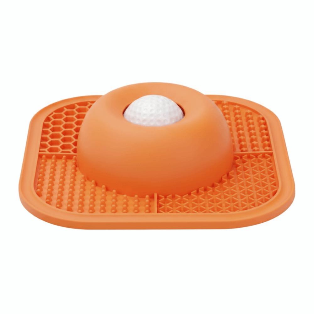 Resin Slow Feeder Dog Bowls Interactive Rolling Ball Puppy Licking Toy Pet Lick Mat Pet Home Use