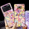 Красивый чехол Sailor Moon для Xiaomi Poco F8 M3 M4 M7 Pro F1 X3 X4 X5 X7 Pro C61 M5 C75 C50 C71 F3 Черный Мягкий чехол для телефона