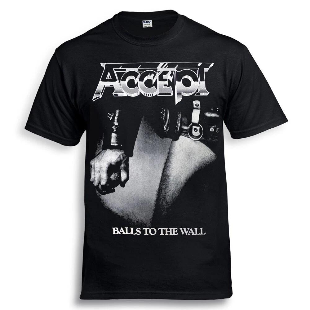 Принять - Черная футболка Judas Priest 'Balls To The Wall'