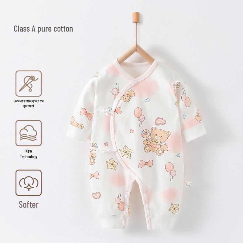 Детский боди из чистого хлопка - Монашеский комбинезон для новорожденных на все сезоны (0-3 месяца)