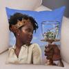 Наволочка в африканском стиле для мужчин и женщин, наволочка, украшение, мультяшный суперпапа, чехол для подушки, подходит для дивана, автомобиля, дома