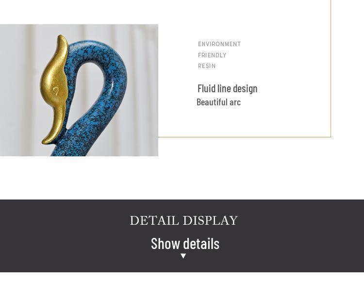 European Resin Swan Couple Ornaments: Home Decor & Wedding Gifts