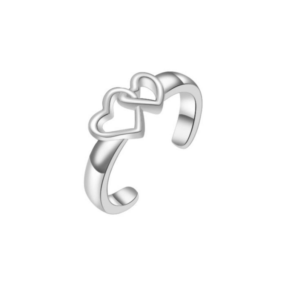 Geometric Heart Open Toe Rings Leaf  Arrow Foot Jewelry Fashion Toe Rings  Beach Outfits