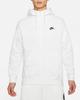 Куртка Nike Hoodie Club Fleece (BV2645) белый/черный