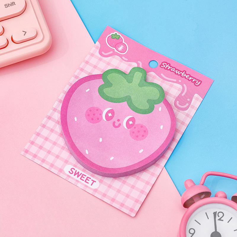 1 шт. мультяшный клейкий милый кавайный фруктовый блокнот для заметок офисные школьные принадлежности канцелярские наклейки украшения