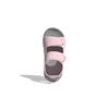 Adidas Swim Sandal Space Leather Comfortable Shock Absorbing Durable Kids Sandals Kids Sandals Pink FY8937