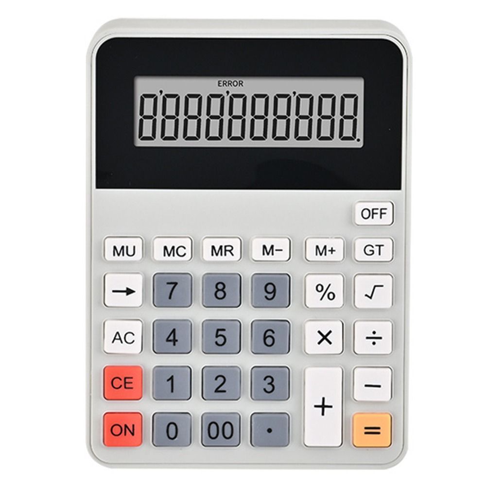 Multifunctional 12 Digits Calculator Battery Powered Efficient Calculation Financial Accounter Calculator Portable Easy To Use