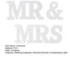 Белые знаки мистера и миссис свадебные буквы украшения отдельно стоящие романтические украшения стола