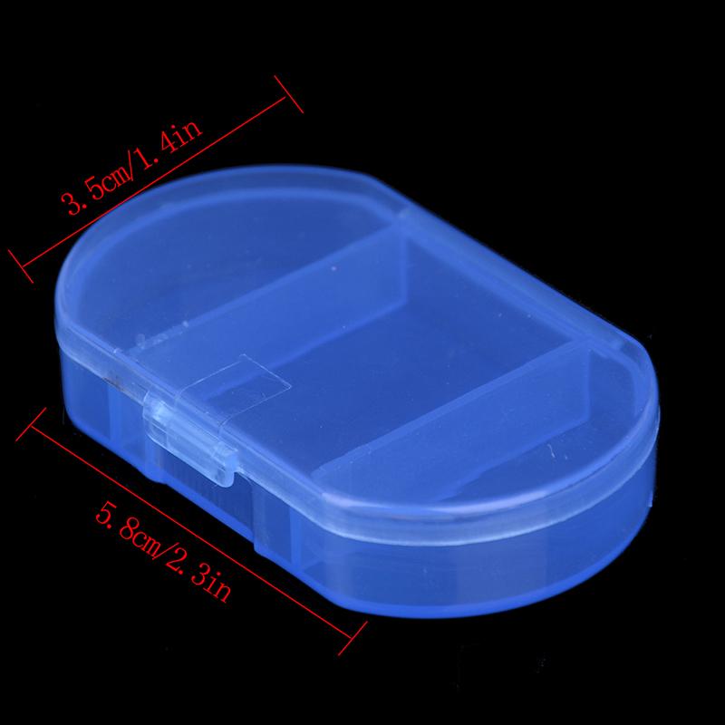 Travel Portable Storage Box Container Tool Plastic Mini 3 Compartment Pill Box ARI