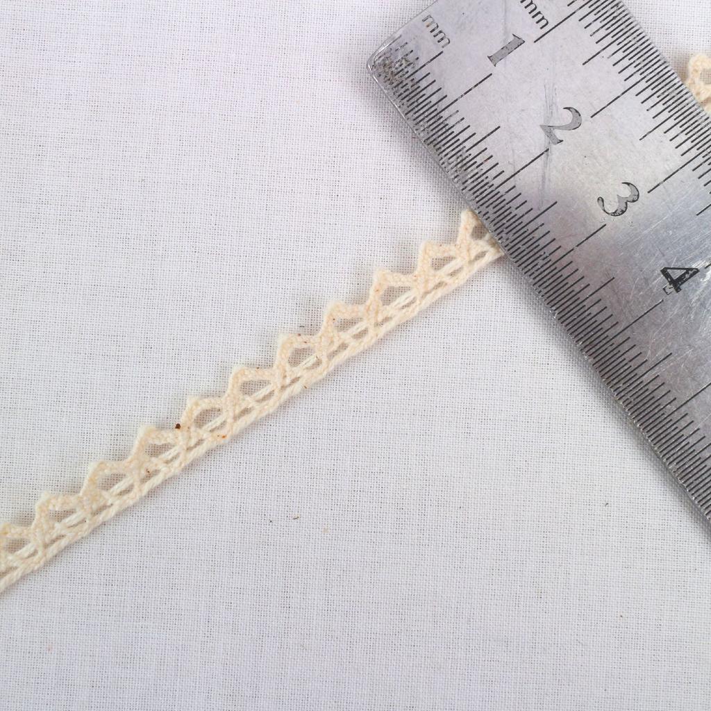 Тонкая хлопковая кружевная нить DIY Аксессуары для одежды, Хлопковая нить Кружево-шнурок для штрих-кода, Кружевная ткань для диванных занавесок, юбок для кукол