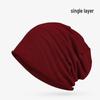 Unisex Lightweight Cotton Headscarf: Spring/Summer Breathable Cap & Sleep Hat
