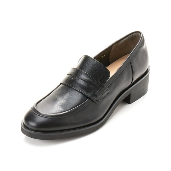 Margaret Howell Idea Penny Size Loafers, Black, 23.0