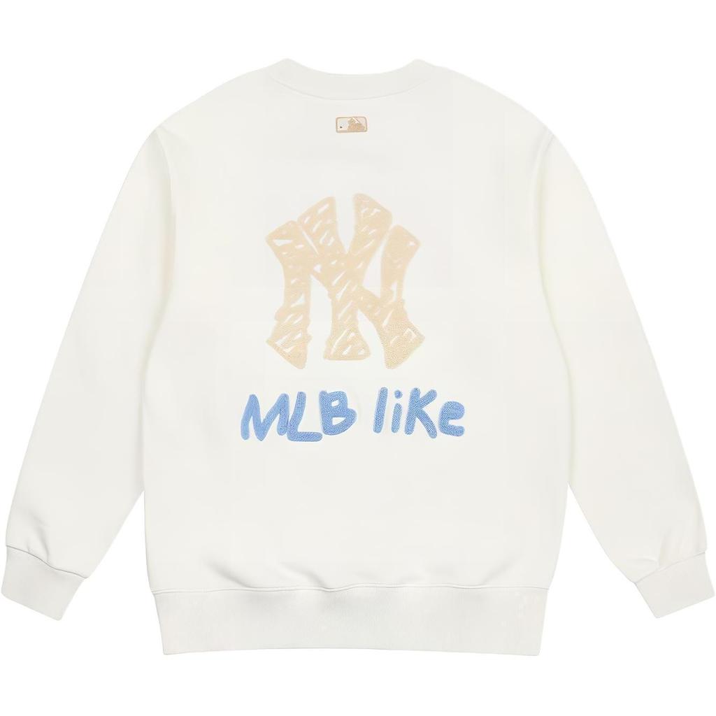 New MLB Sweatshirts Unisex White 3AMTEC216-50CRS