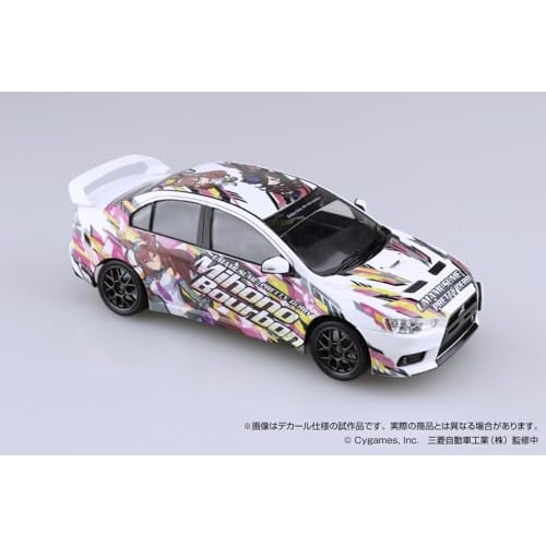 Aoshima Bunka Kyozai (AOSHIMA) 1/24 Itasha Series No. 3 Uma Musume Pretty Derby Ver. 2 Mitsubishi CZ4A Lancer Evolution X Final Edition '15 Plastic Mo