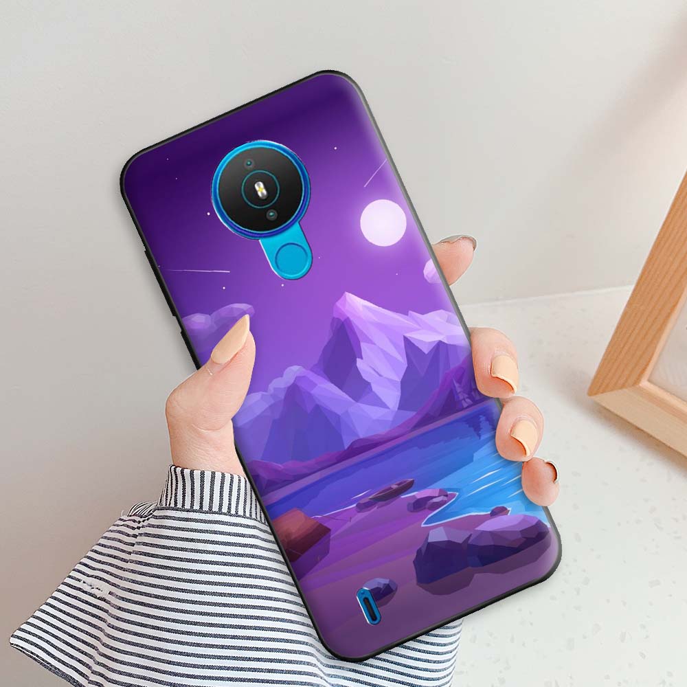 Для Nokia 1.4 Чехол Nokia 3.4 Модные Мраморные Чехлы Для Nokia 7.2 Nokia 5.4 Nokia 6.2 Защитный Силиконовый Задний Чехол Корпус Бампер