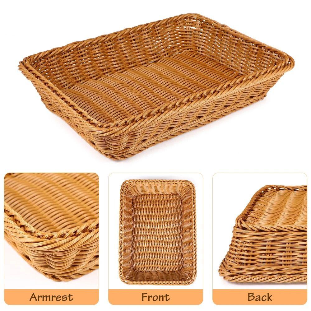 1Pcs Vegetable Bread Serving Food Serving Basket Fruit Storage Containers for Home Kitchen Picnic
