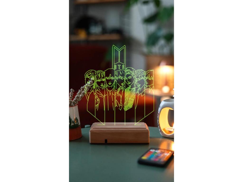 Bts Bangtan Boys Bts Army V2 16 цветов ночник