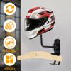 Motorcycle Helmet Rack 180° Rotation Heavy Duty Wall Mounted Helmet Storage Stand Multipurpose Helmet Hanger for Helmet