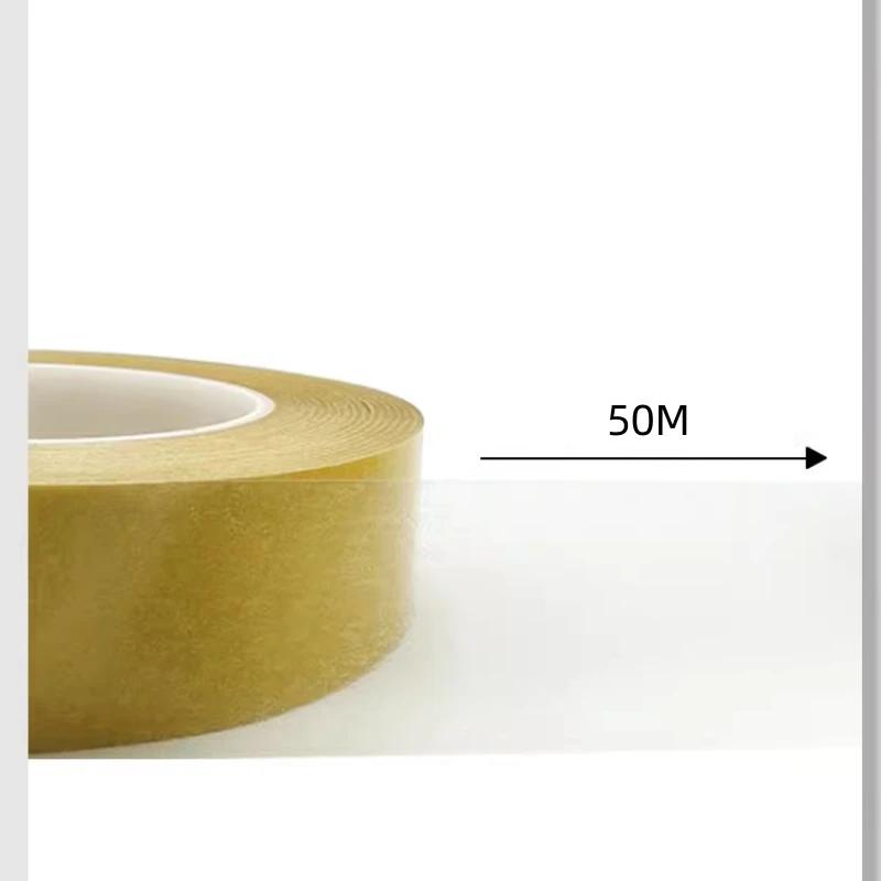 Ультратонкая и прочная двухсторонняя клейкая лента, бесшовная и термостойкая прозрачная ПЭТ двухсторонняя лента