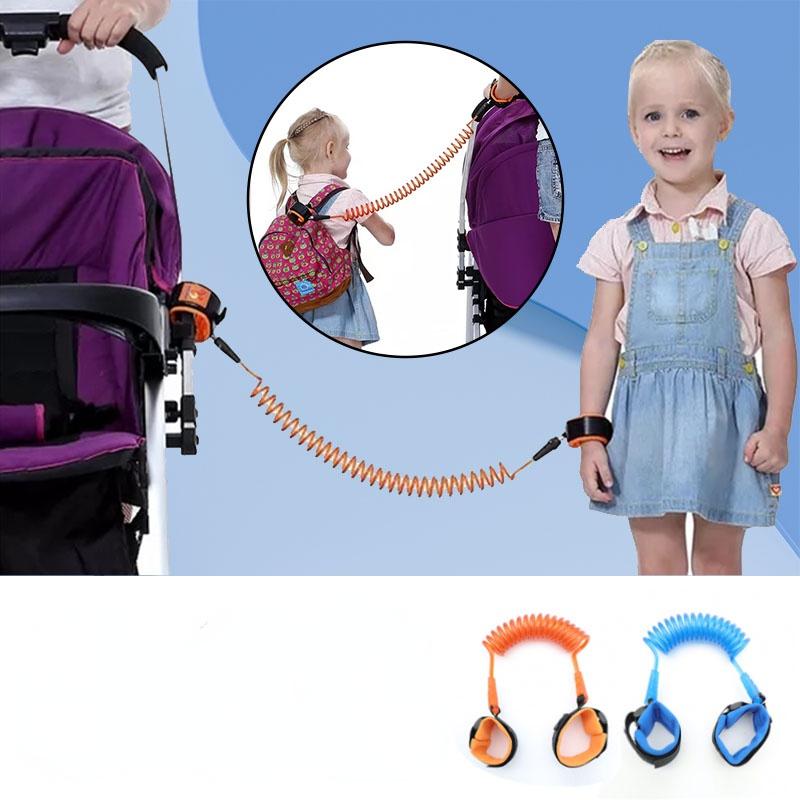 1.5M Toddler Baby Kids Safety Harness Cut Continuously Child Leash Anti Lost Wrist Link Traction Rope