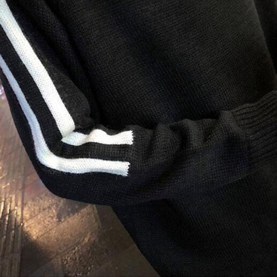 Мужской вязаный свитер осень-зима повседневный тонкий трикотаж с высоким воротом мужские свободные свитера пуловеры