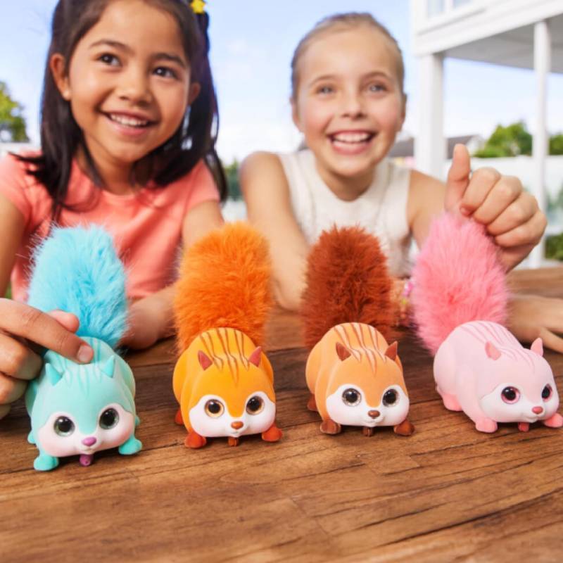 Plush Squirrel Toy With Sound For Kids And Family Playtime