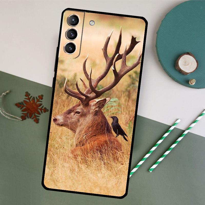 STUNNING DEER Animal Phone Case For Samsung Galaxy S26 S24 Ultra S20 S21 S22 S23 S25 Plus S10 S25 FE Back Cover