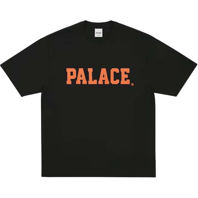 Palace Уни Хлопковая футболка Черная Унисекс Топы P30ES198