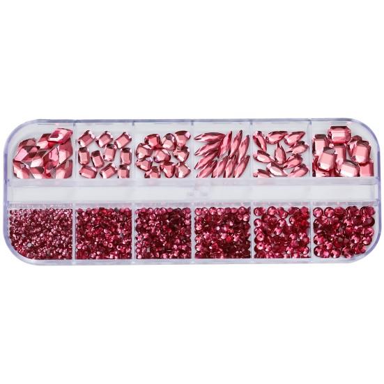 1 Box Sparkling with Rhinestones Nail Create Stunning 3D Nail Art Shiny Faux Crystal