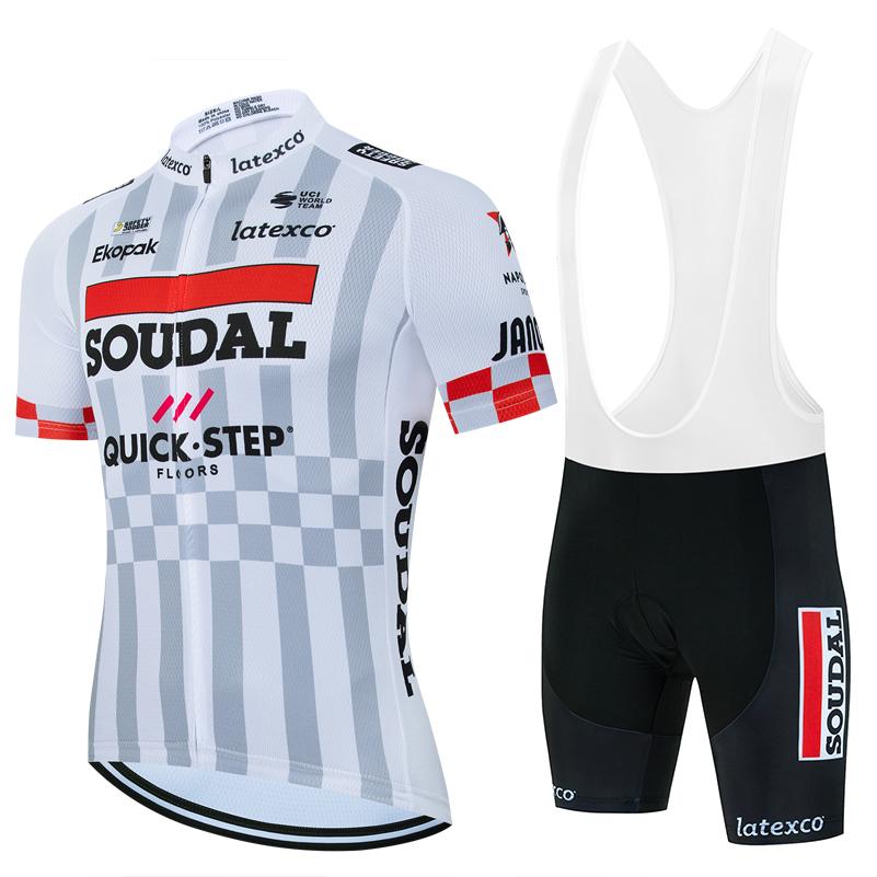 2025 SOUDAL Quick Step Велосипедные комплекты одежды Велосипедная одежда для MTB С короткими рукавами Велосипедная одежда Ropa Ciclismo Hombre Maillot