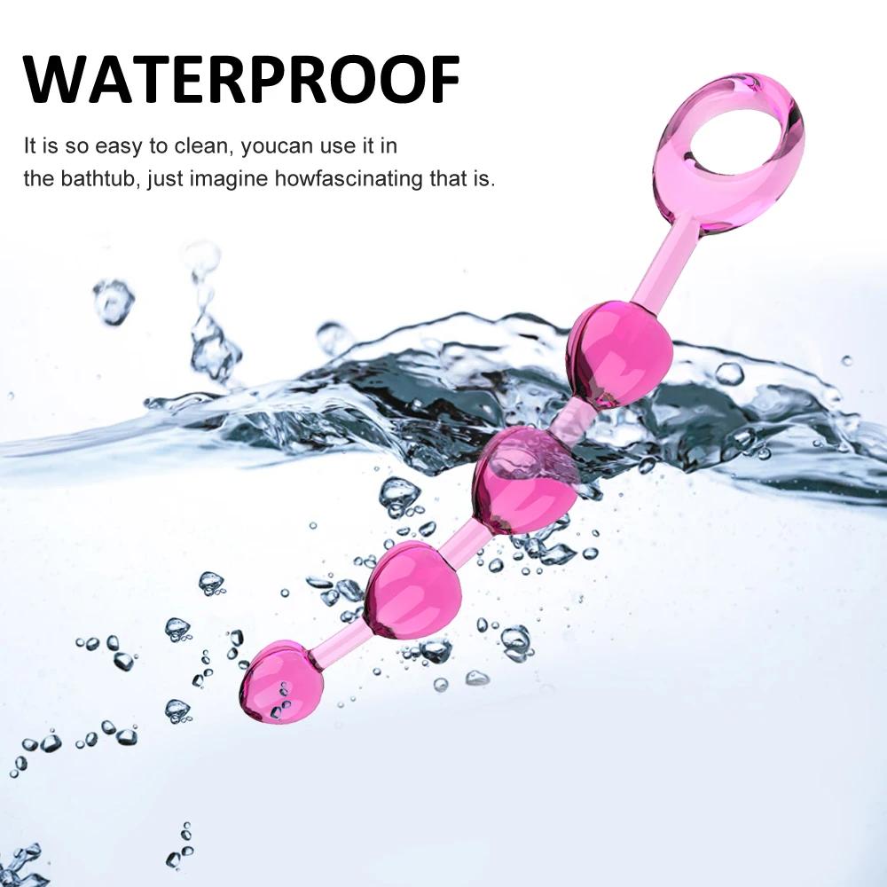 Мягкие резиновые анальные пробки, бусины, длинный оргазм, влагалище, клитор, тянущее кольцо, шарик, игрушки для взрослых, женщин и мужчин, стимулятор, интимные аксессуары