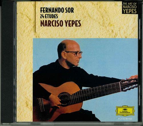 CD YEPES - Sol: 24 etudes POCG90163 Japan Classical Used