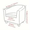 2 шт./комплект Чехол для кресла-бержер Эластичный Чехлы на подлокотники дивана Спандекс Нескользящий Машинная стирка Защита мебели Для гостиной