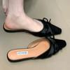 Модные летние балетки женские шлепанцы модные мюли с ремешком туфли платье элегантные женские сандалии дизайнерский тренд 2025 бренд Chaussure Femme
