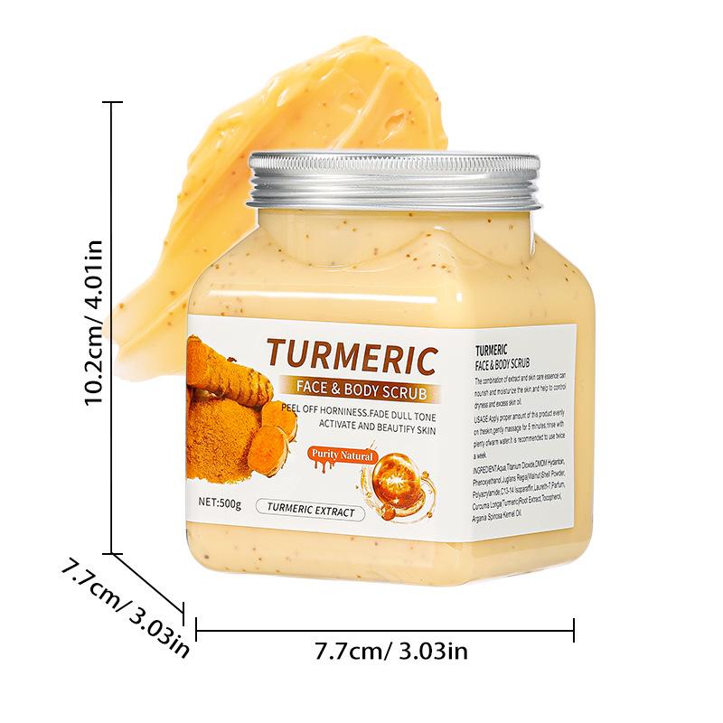 Скраб для тела Exfoliator 500 г Глубоко очищающий кофейный скраб Большая бутылка Удаление мурашек
