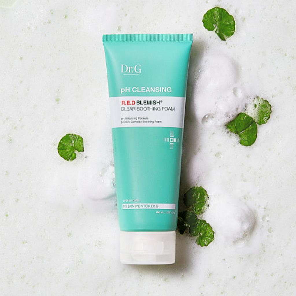 DR.G RED BLEMISH ПРОЗРАЧНАЯ УСПОКАИВАЮЩАЯ ПЕНКА 150мл