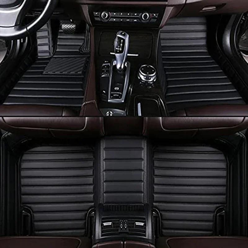 Custom Car Floor Mats For DS7 DS9 DS6 Auto Leather Waterproof Carpets Foot Coche Accessorie Floor Liners