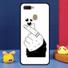 Чехол Kpop Пальцевое Сердце Для Oppo A96 A76 A16 A74 A94 A54 S A57 A77 A58 A78 A98 A5 A9 A91 A15 A17 A52 A72