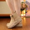 Snow Boots Womens Winter Ankle Boots Ladies Warm Fur Lined Booties Thickening Shoes Zip Flat Sneakers Outdoor Booties